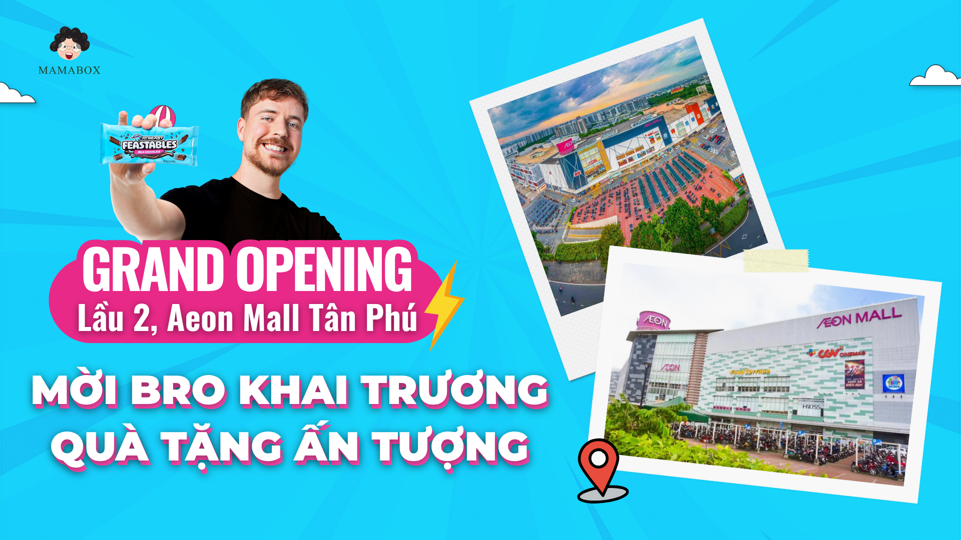 Tưng-Bừng-Khai-Trương-Kiosk-Feastables-Aeon-Mall-Tân-Phú Mamabox Corporation (Viet Nam)