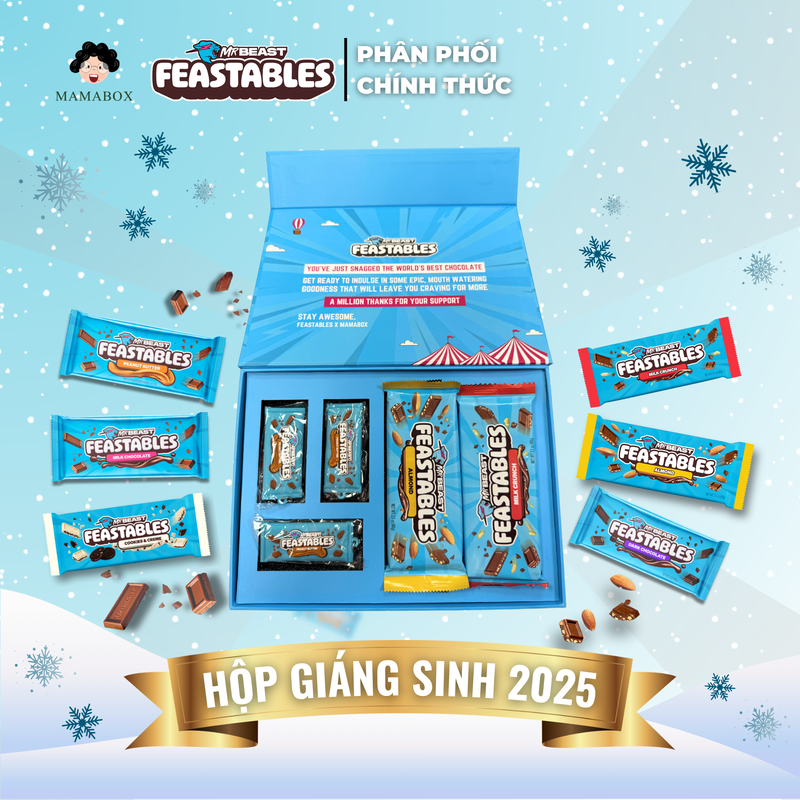 [QUÀ GIỚI HẠN] - Hộp quà 10 thanh Socola 60G đủ vị [QUÀ TẶNG ĐỘC QUYỀN]